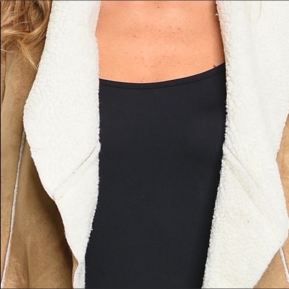 Suede & Sherpa Vest - Picture 3 of 8